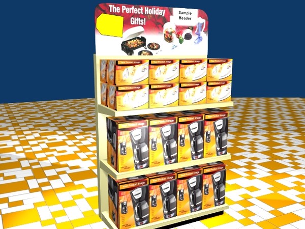 3dsmax retail store display endcap - EndCap_3ds.zip by JLullie