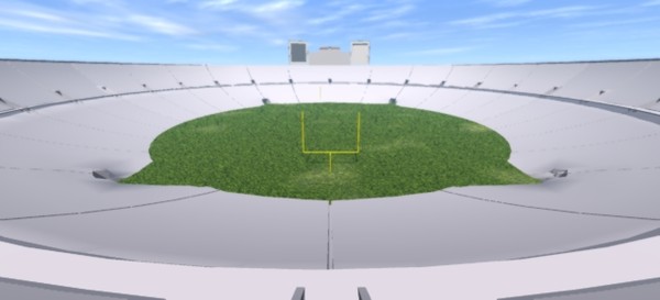 stadium field 3d 3ds - Stadium by Icer86