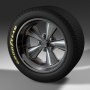 mag wheel tire 3d model