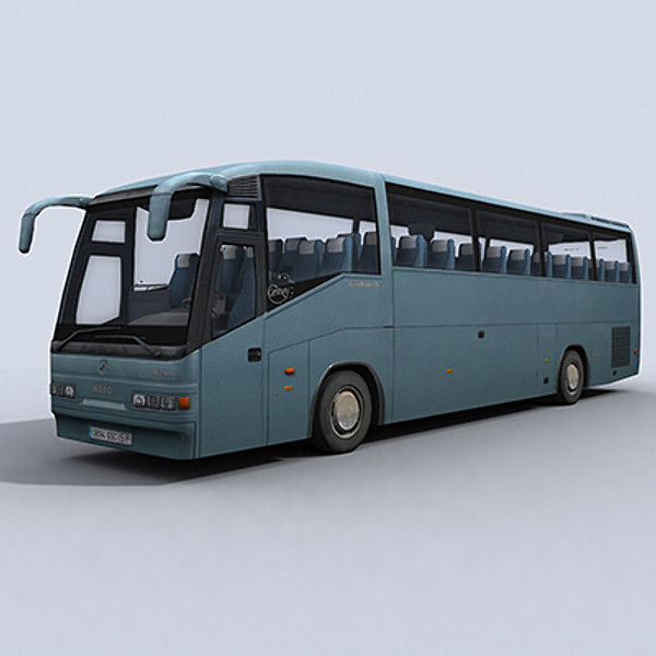 coach vehicle 3d model - Coach 1 by papillon