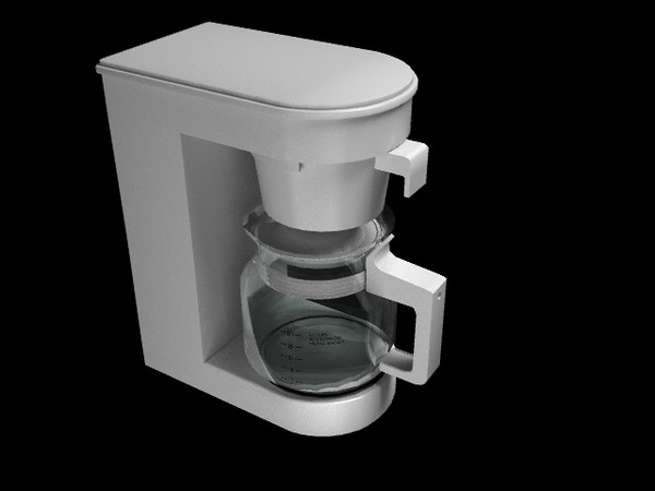 lightwave coffee maker 3d model - Coffee Maker by Irish Wolf Productions