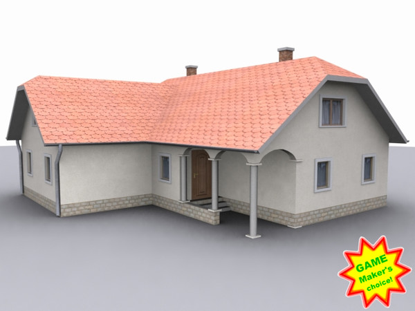 3d model of family - house_lowpoly04_finished.max by Animuss