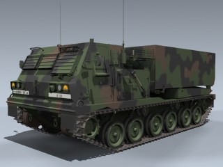 m270 mlrs nato 3d model - M270 MLRS (NATO) by Mesh Factory