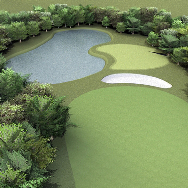 golf course 3d max - Golf course by scripter