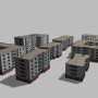 apartmenthouses building 3d model