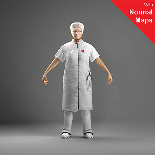 3d model axyz characters human - WWom0007-Tp by axyzdesign