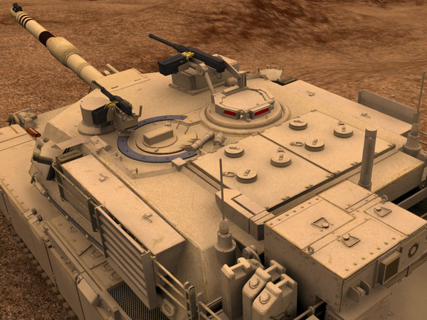 3dsmax m1 abrams rigged extra - M1 Abrams Rigged animated Extra detailed by jojitolito