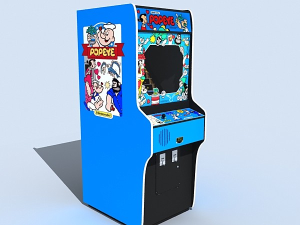 3d popeye arcade - popeye arcade by monkeyodoom