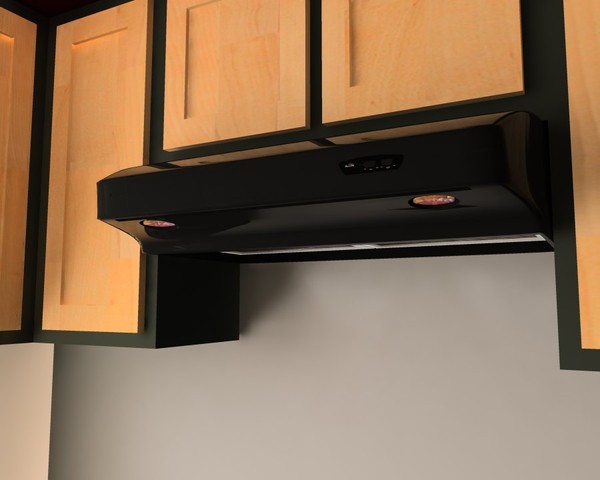 range hood 3ds - Range Hood -black by vitamin_e