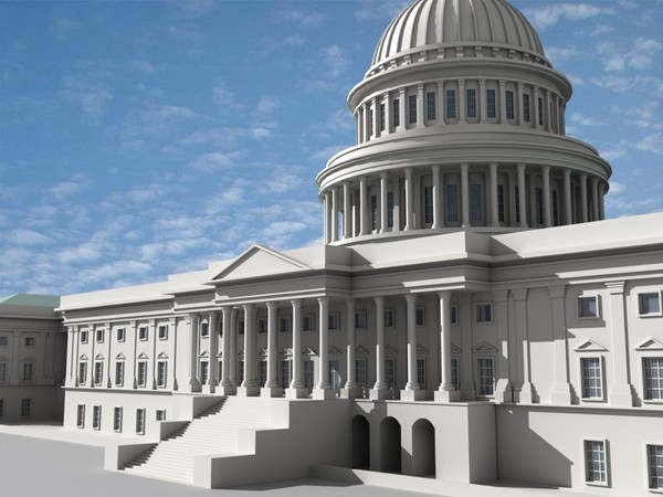 3d washington capitol building - Washington capitol by yusuf joher taherali