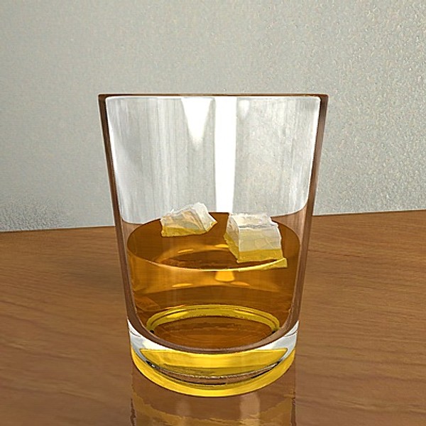 3d model whisky glass - Whisky Glass (Round) by Whong