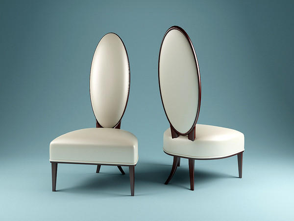 3ds max chair moon - MoonChair2913.rar by kupfer