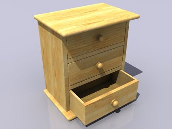 3d model wooden jewellery box - smcab.max by ultraspek