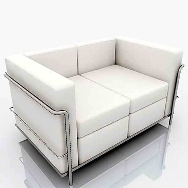 furniture sofa settee 3ds - Sofa by QLEE