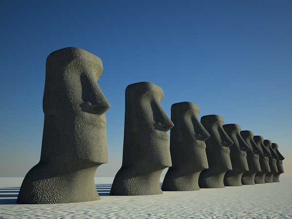 moais easter islands 3ds - Moais of easter islands by yusuf joher taherali