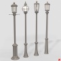 3d street lamps