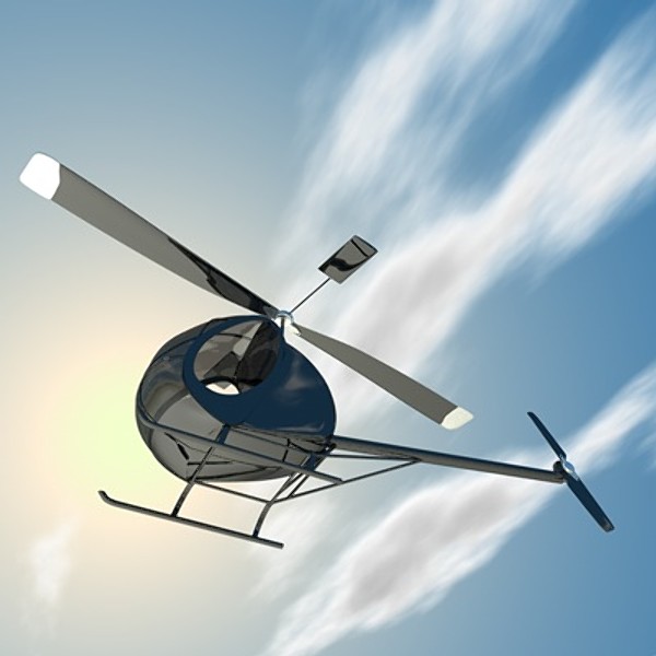 radio controlled helicopter c4d - Radio Controlled Helicopter by desigm