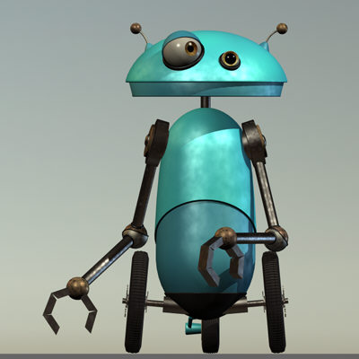 3ds max funny rupert retard - Rupert the Misguided Robot... by little toyshop of uncle nazghul