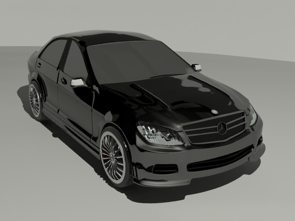 3d model mercedes c class - Mercedes C classe by ngluvakov