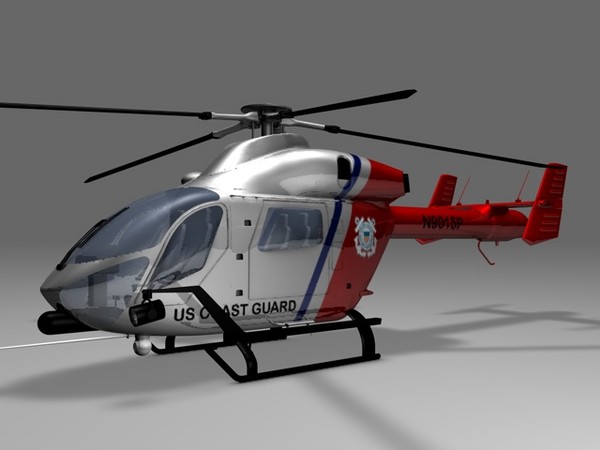 3d coast guard mh-90 enforcer model - USCG MH-90 Enforcer by JonnyChapps
