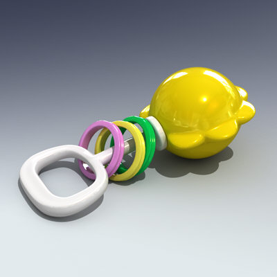 3d baby rattle model - Rattle by Adam Walker Film