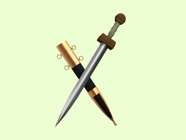 free roman gladius 3d model - roman gladius by Sandu_Bublic