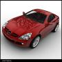 mercedes slk 2004 s 3d model