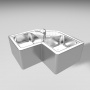 3d model sink