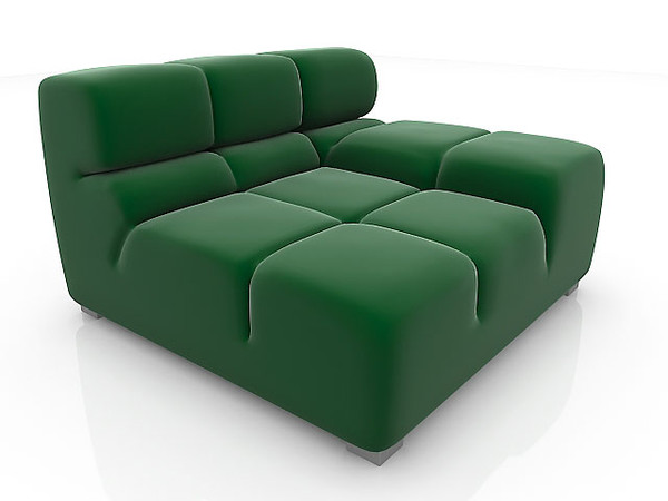 3d model of b italia sofa tuftytime - Sofa TuftyTime T109BS by Maxalto