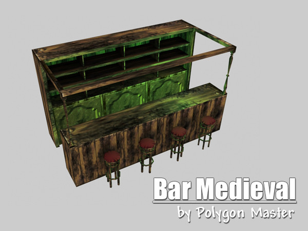 3d bar games model - Bar Medieval by Blackant Master