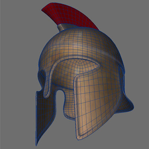 3ds greek corinthian helmet - Greek Hoplite Helmet by mostlysquare