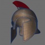 3ds greek corinthian helmet