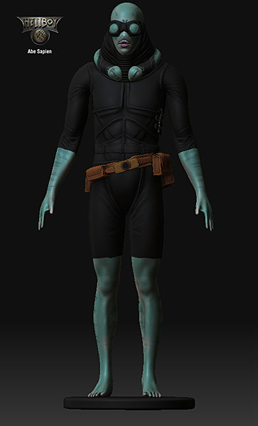 3d model abe sapien - Abe Sapien by dentonvanzan