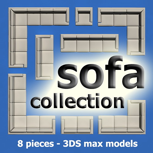 3d sofas - Sofa Chair Collection by Altar Paladin