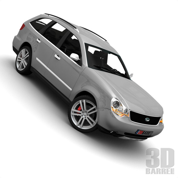 maya generic car - Generic Car 004 - SUV by 3Dbarrel