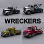 3d model ready wrecker tow truck