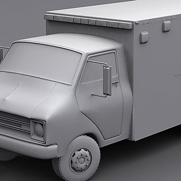 3ds ambulance emergency rescue - Classic Ambulance 3ds by QLEE