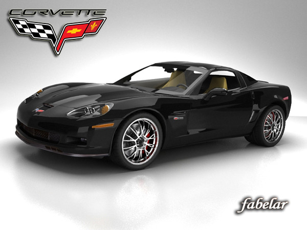 chevrolet corvette z06 3d model - Chevrolet Corvette Z06 by fabelar