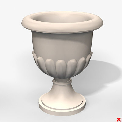 3d urn vase - Urn008.ZIP by Fworx