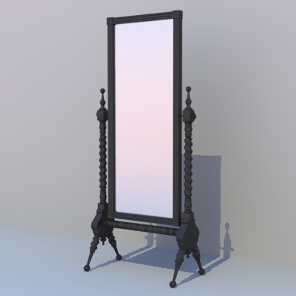 3d standing mirror - StandingMirror_3DS.zip by savitch
