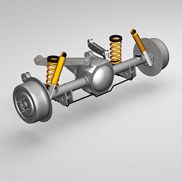 3dsmax rear axle classic - Rear Axle Classic by QLEE