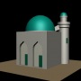 free small mosque 3d model