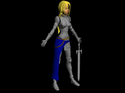 3d joan arc model - JoanOfArc-Model.max by lethal3d