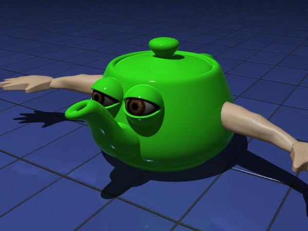 teapot rigged fantasies 3d max - teapotman.max by Anarchy100