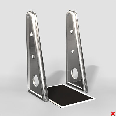 free turnstile gate 3d model - Metall detector006_max.ZIP by Fworx