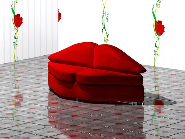 lips 3d dxf - lips.max by rmilushev