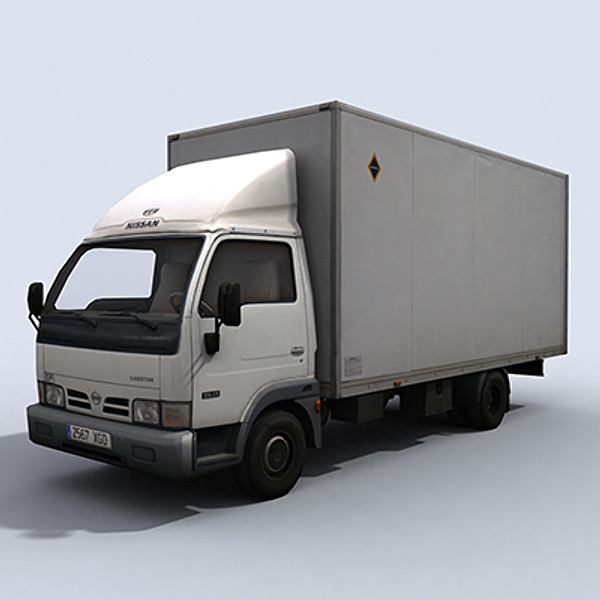 3d small transport truck 2 - Small Transport Truck 2 by papillon