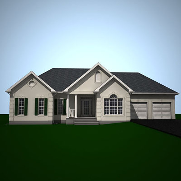 3d model of story exterior - A2107D.zip by savitch