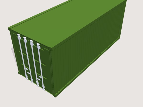 3d shipping container - Shipping Container... by Icer86