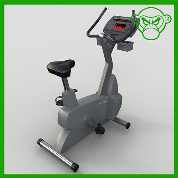 3d gym equipment exercise bike model - exercise bike by monkeyodoom